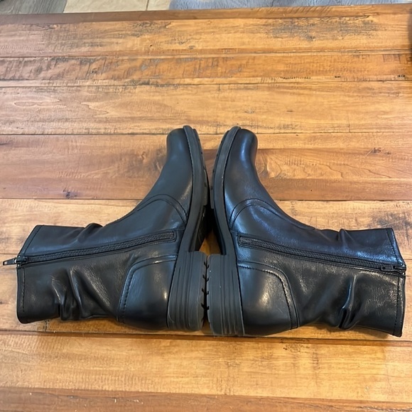 ABEO Vesper black leather booties - Picture 4 of 9